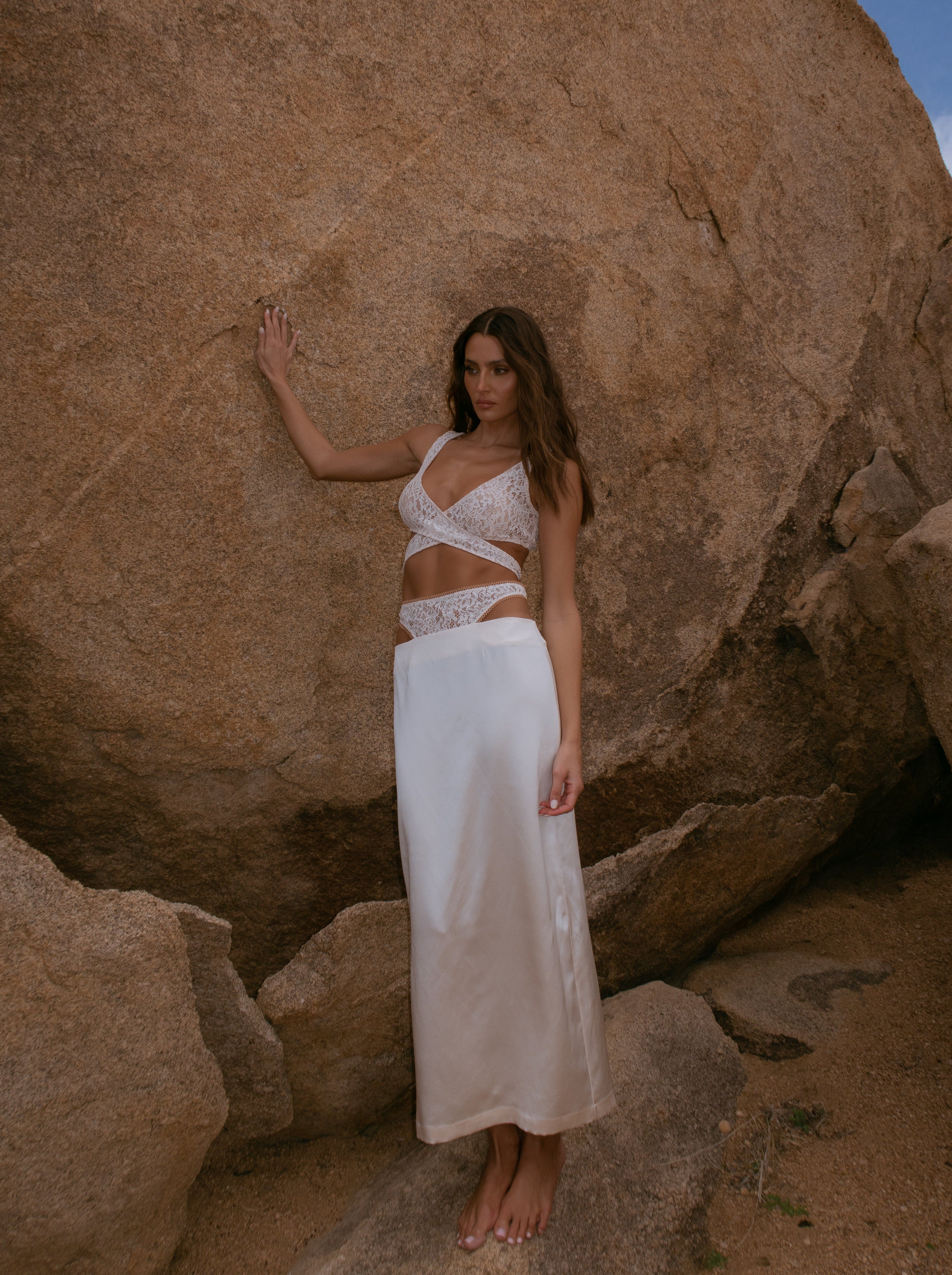 Jolene Lingerie Maxi Skirt