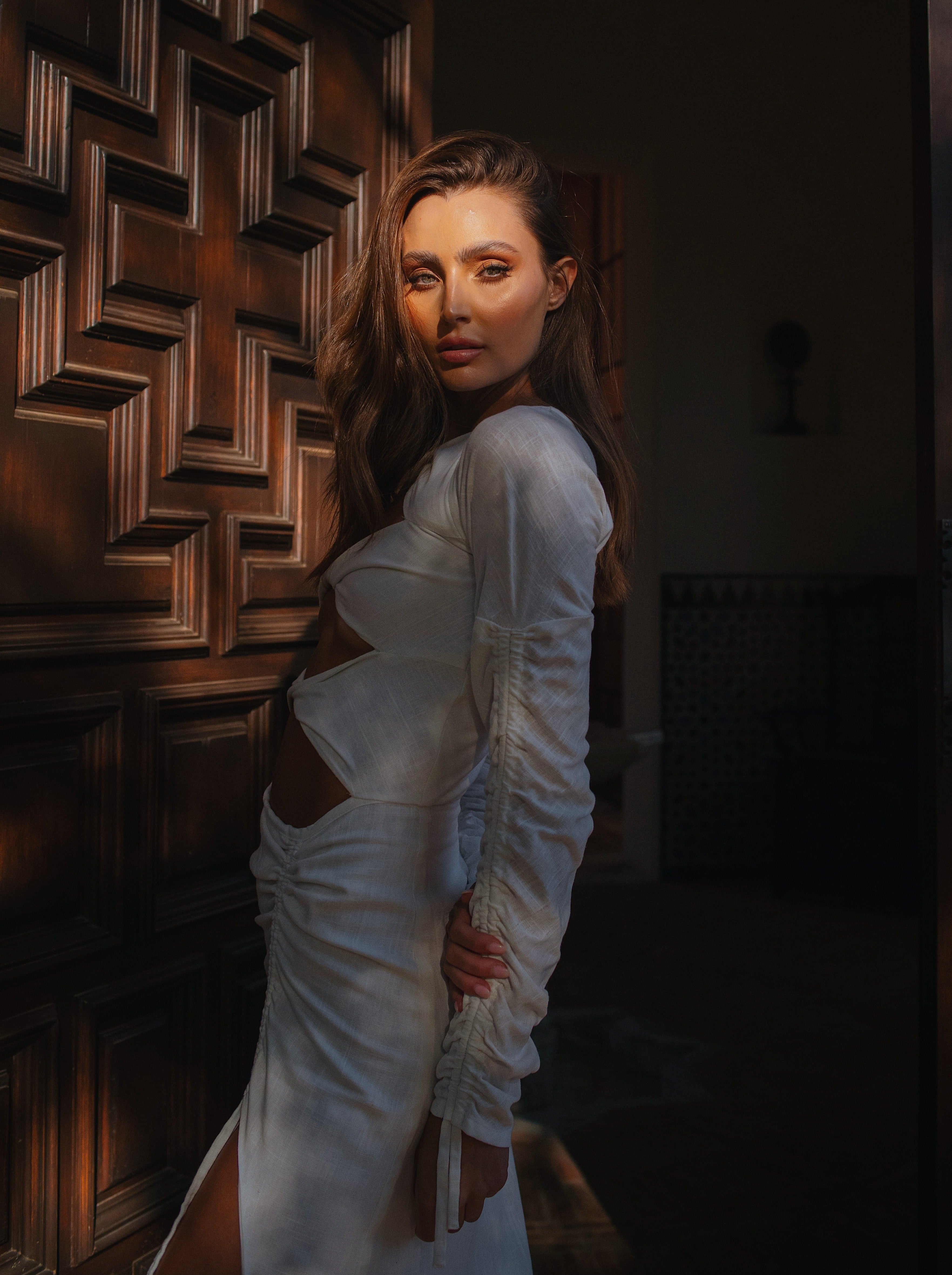 Sunsets in Santorini Dress