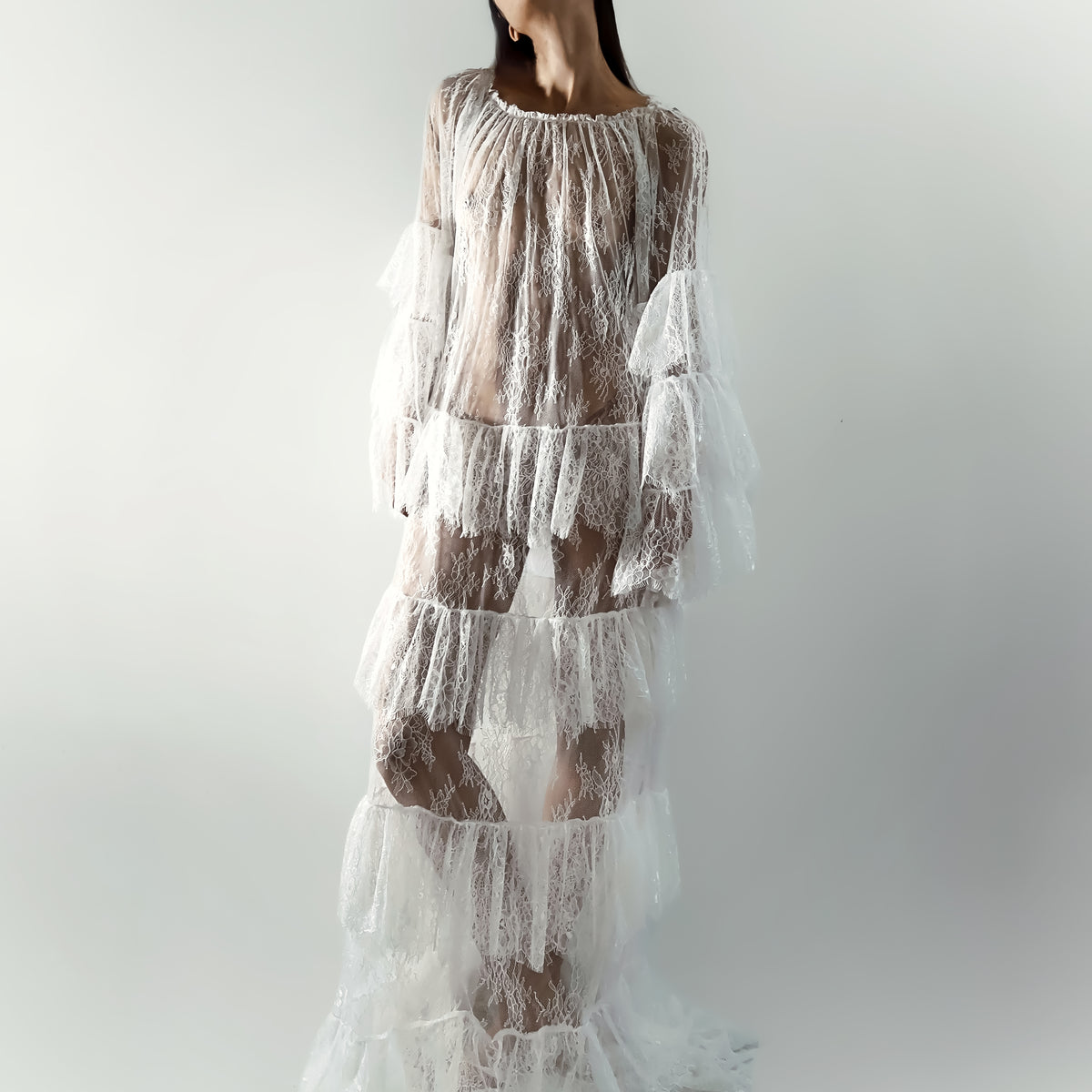ashlyn paige lace dress Ashlyn Paige, Stevie Lace Maxi Dress NEW New Wedding Dress Save 30%