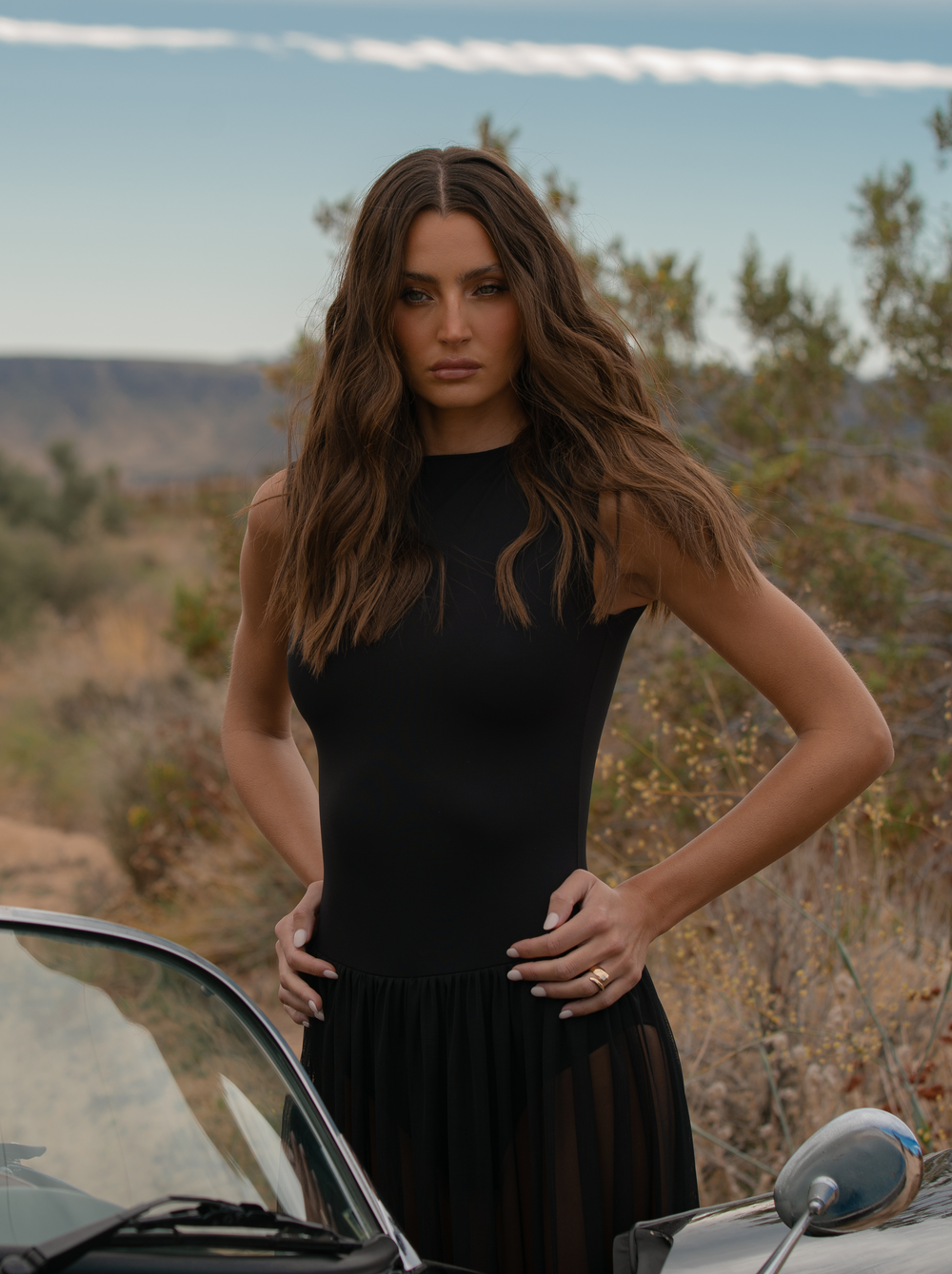 Alessandra Ombre Slip Dress main image 0